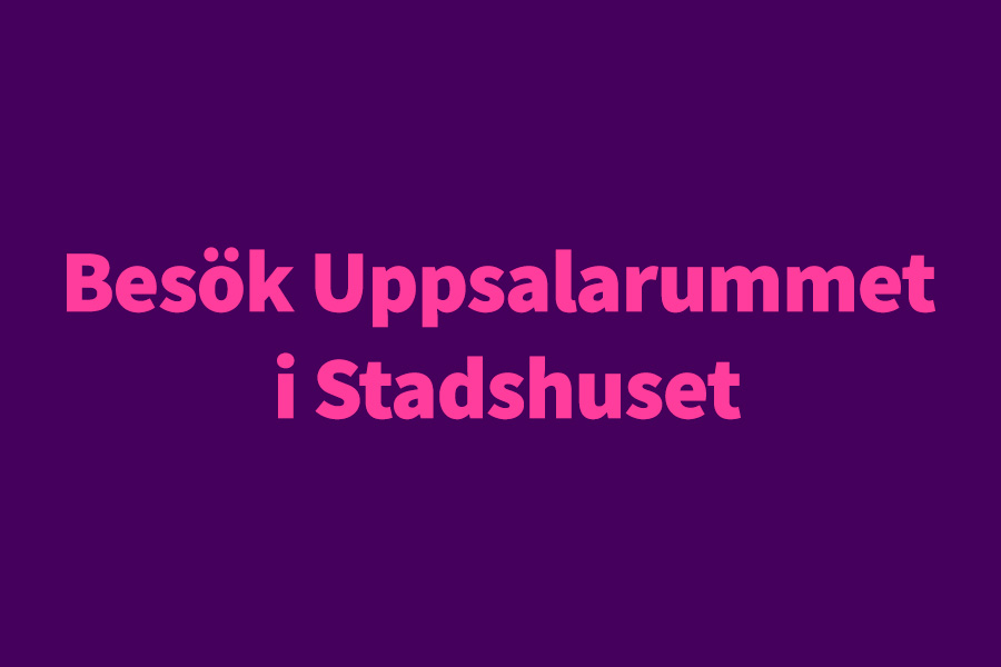 Besök Uppsalarummet i Stadshuset.